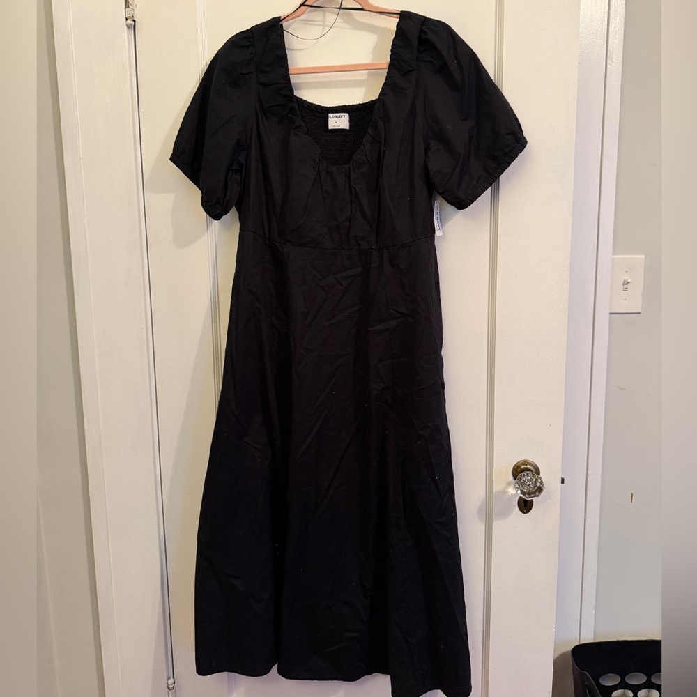 Old Navy Black Long Sleeve Dress